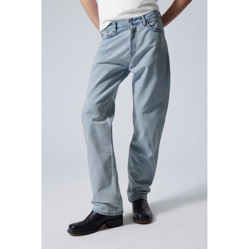 Jeans, Regular Fit Herren Blau L30/W29 von WEEKDAY