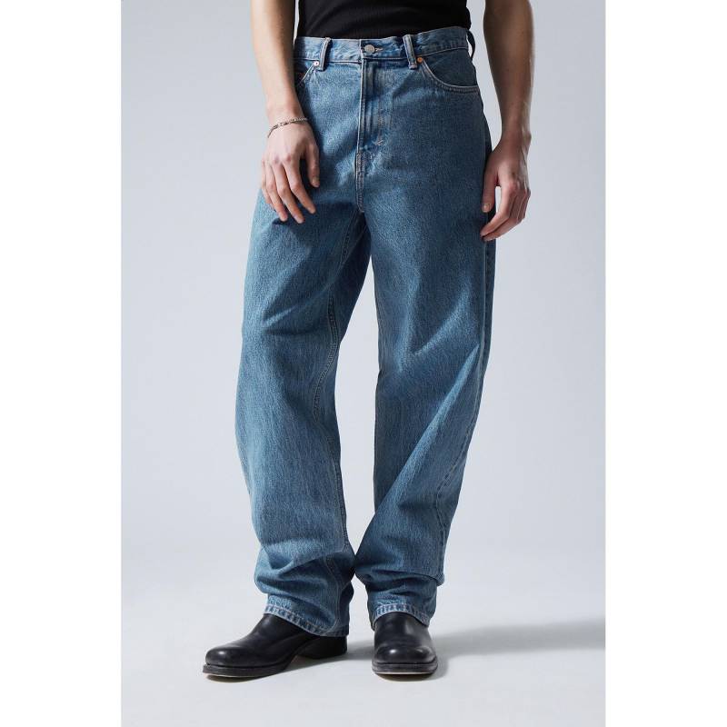 Jeans, Regular Fit Herren Blau L30/W30 von WEEKDAY