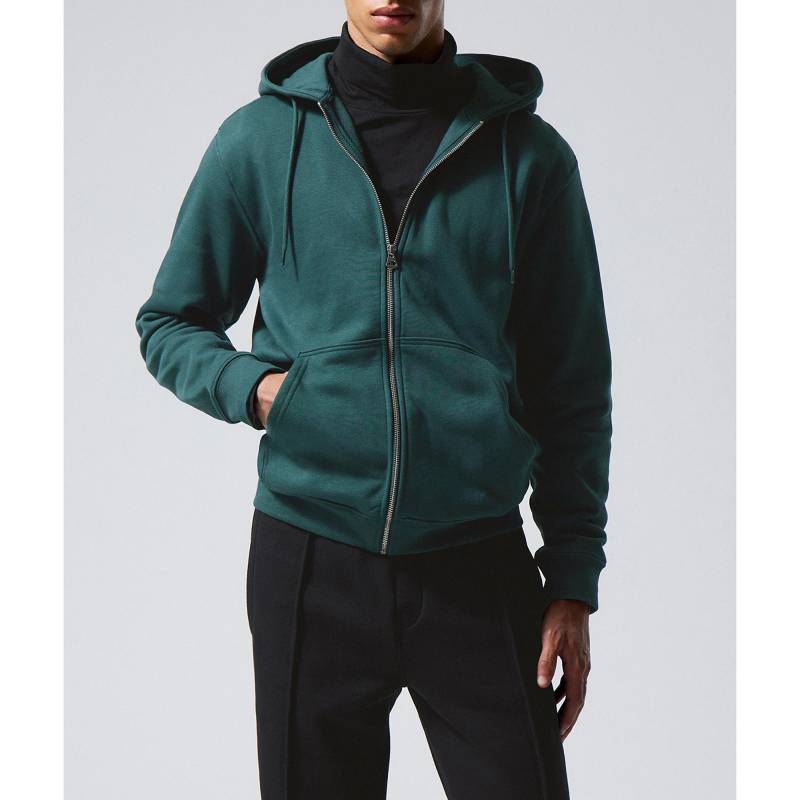 Sweatjacke Herren Dunkelgrün XS von WEEKDAY