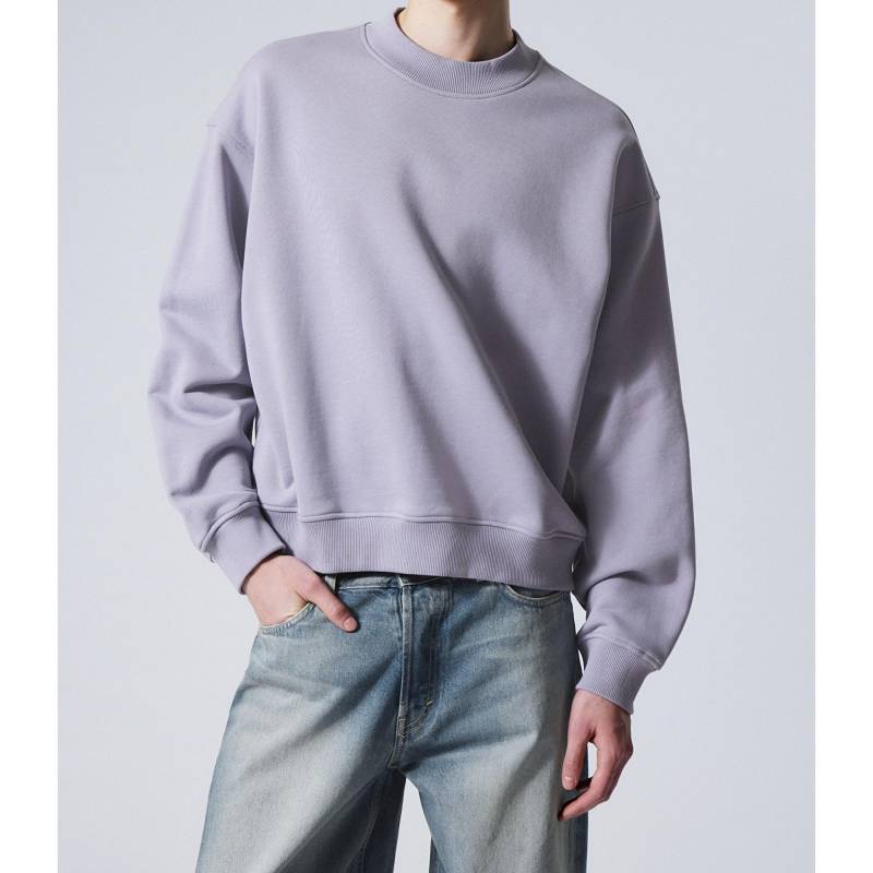 Sweatshirt Herren Violett L von WEEKDAY