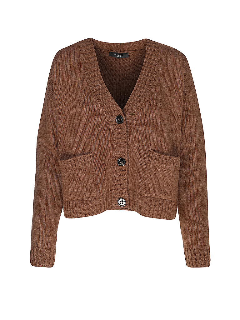 WEEKEND MAX MARA Cardigan ARAD braun | L von WEEKEND MAX MARA