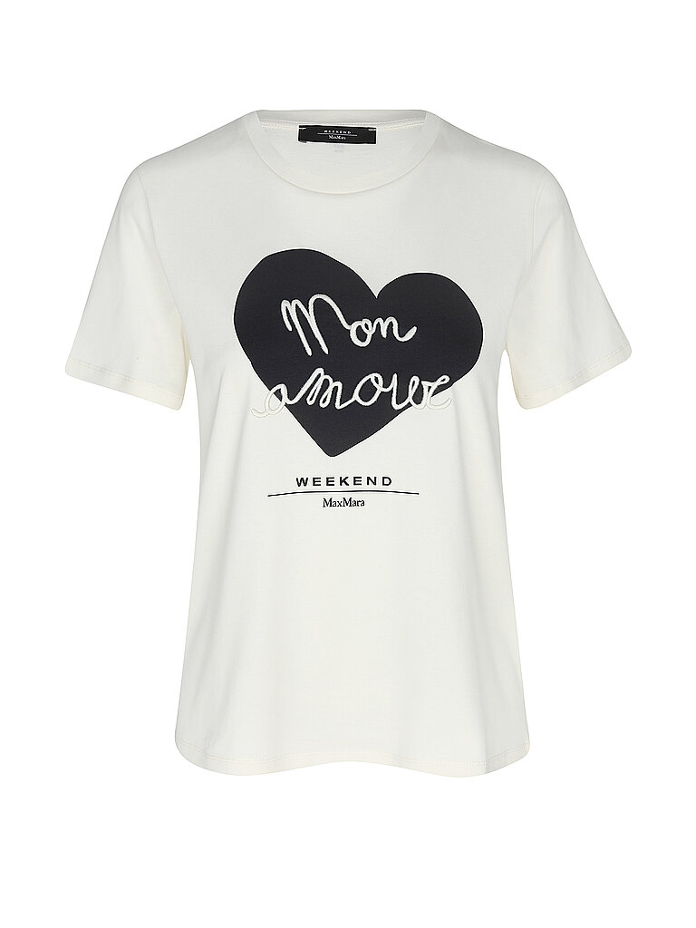 WEEKEND MAX MARA T-Shirt VELLO creme | L von WEEKEND MAX MARA