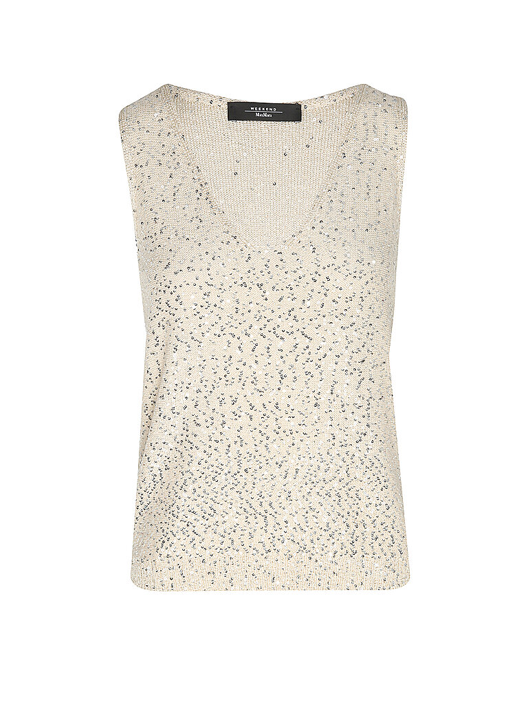 WEEKEND MAX MARA Top COLOMBA silber | L von WEEKEND MAX MARA