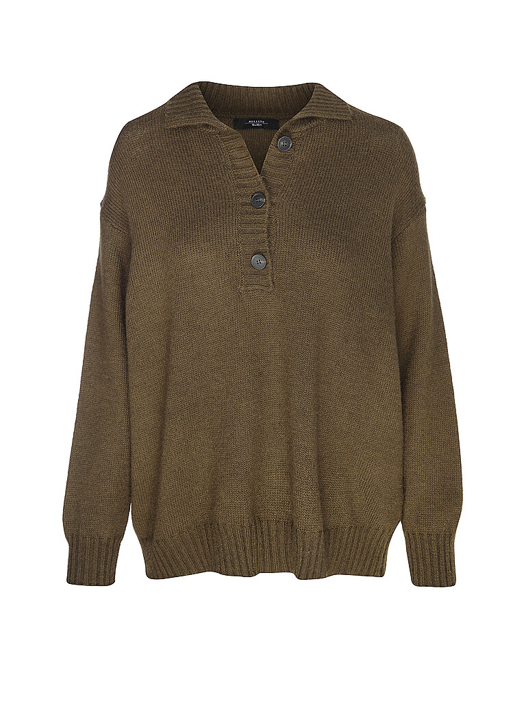 WEEKEND MAX MARA Troyer Pullover SABATO olive | S von WEEKEND MAX MARA