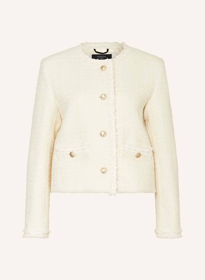 Weekend Max Mara Bouclé-Jacke Balia weiss von WEEKEND Max Mara