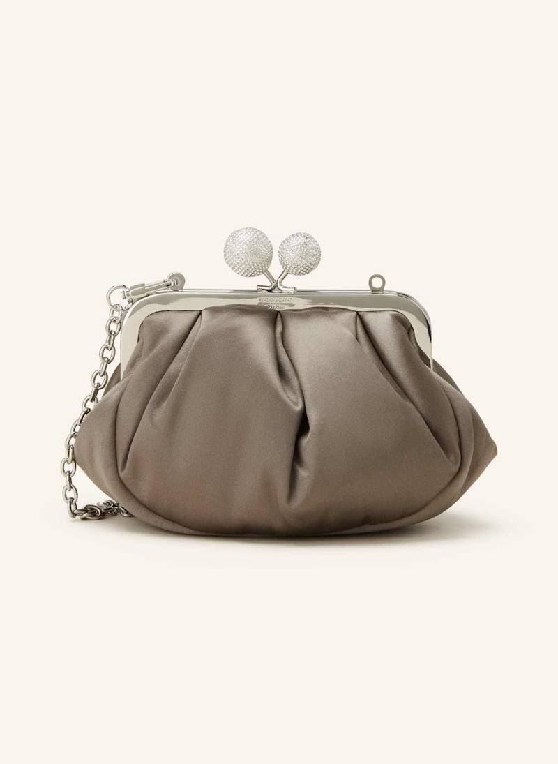 Weekend Max Mara Clutch Emmy Mit Schmucksteinen grau von WEEKEND Max Mara