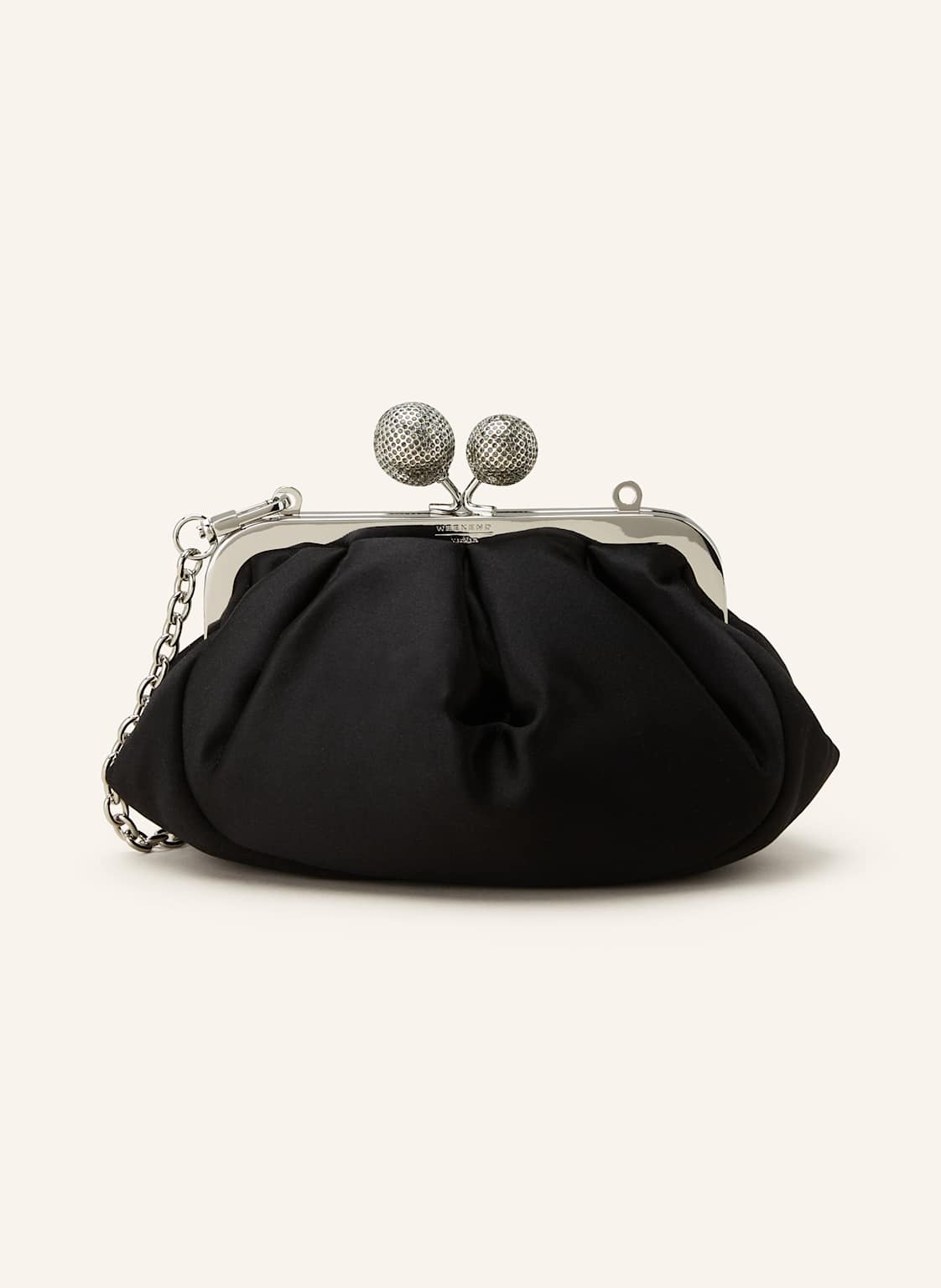 Weekend Max Mara Clutch Emmy Mit Schmucksteinen schwarz von WEEKEND Max Mara