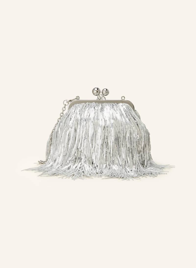 Weekend Max Mara Clutch Flou silber von WEEKEND Max Mara