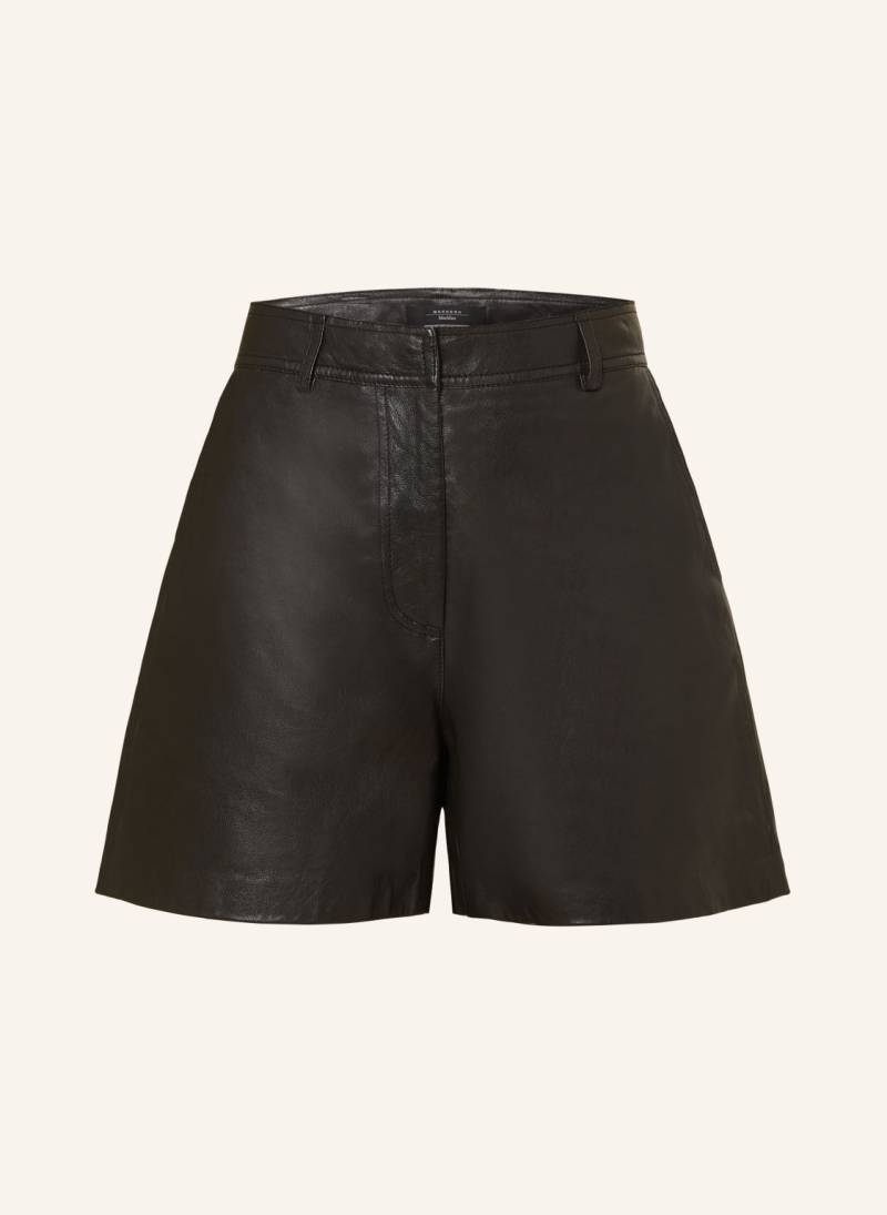 Weekend Max Mara Ledershorts Virgola schwarz von WEEKEND Max Mara