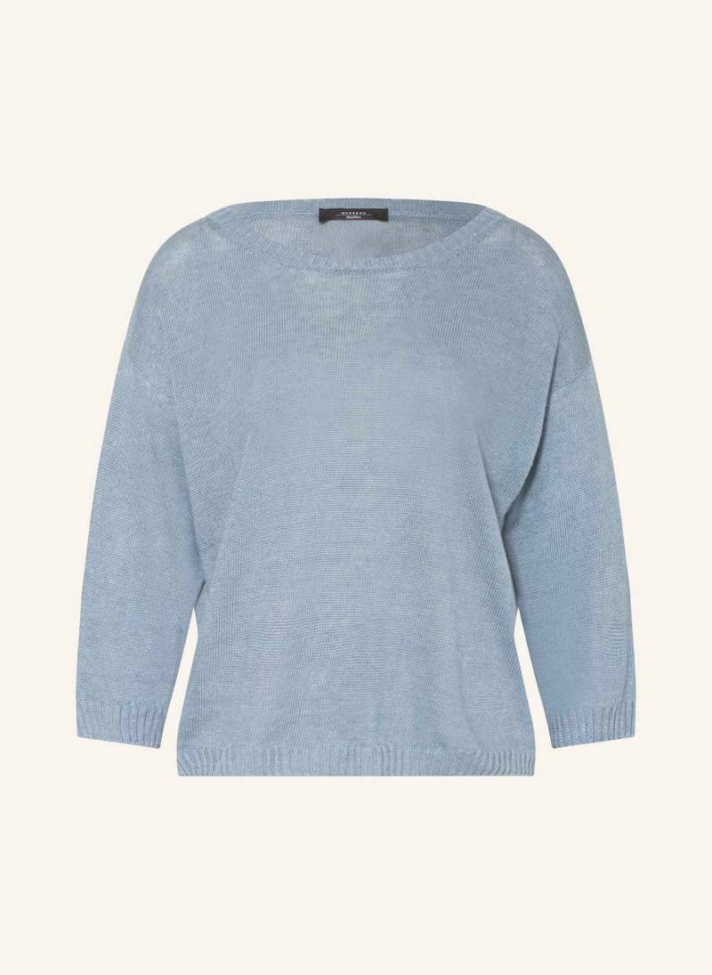 Weekend Max Mara Leinenpullover Selz Mit 3/4-Arm blau von WEEKEND Max Mara