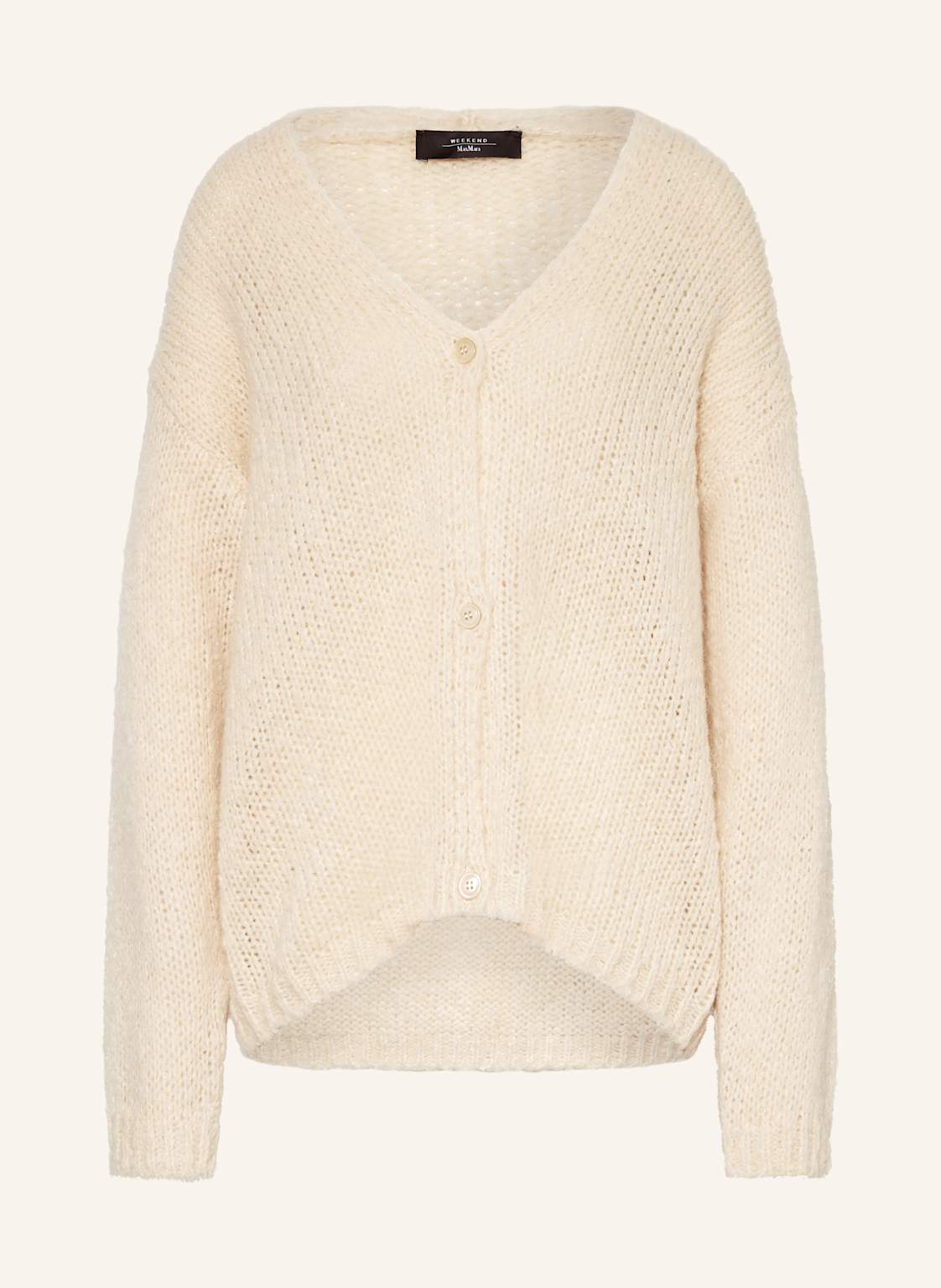 Weekend Max Mara Oversized-Strickjacke Arduino weiss von WEEKEND Max Mara