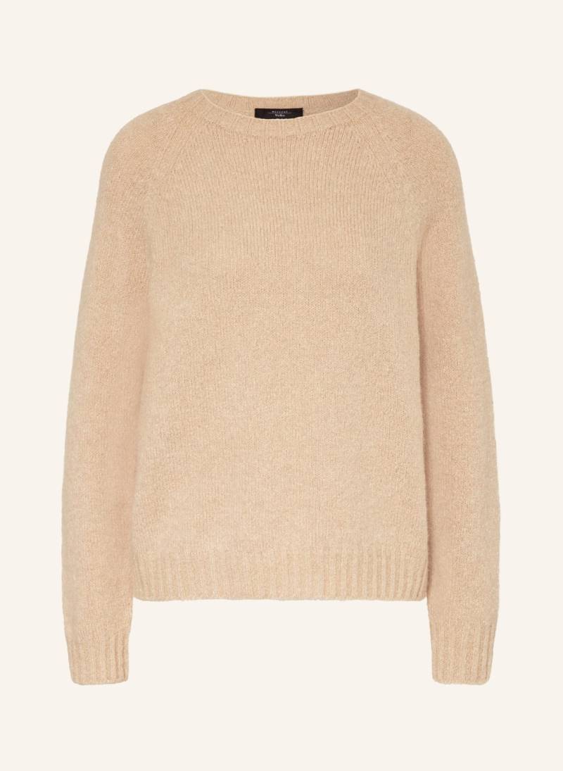 Weekend Max Mara Pullover Ghiacci Mit Alpaka beige von WEEKEND Max Mara