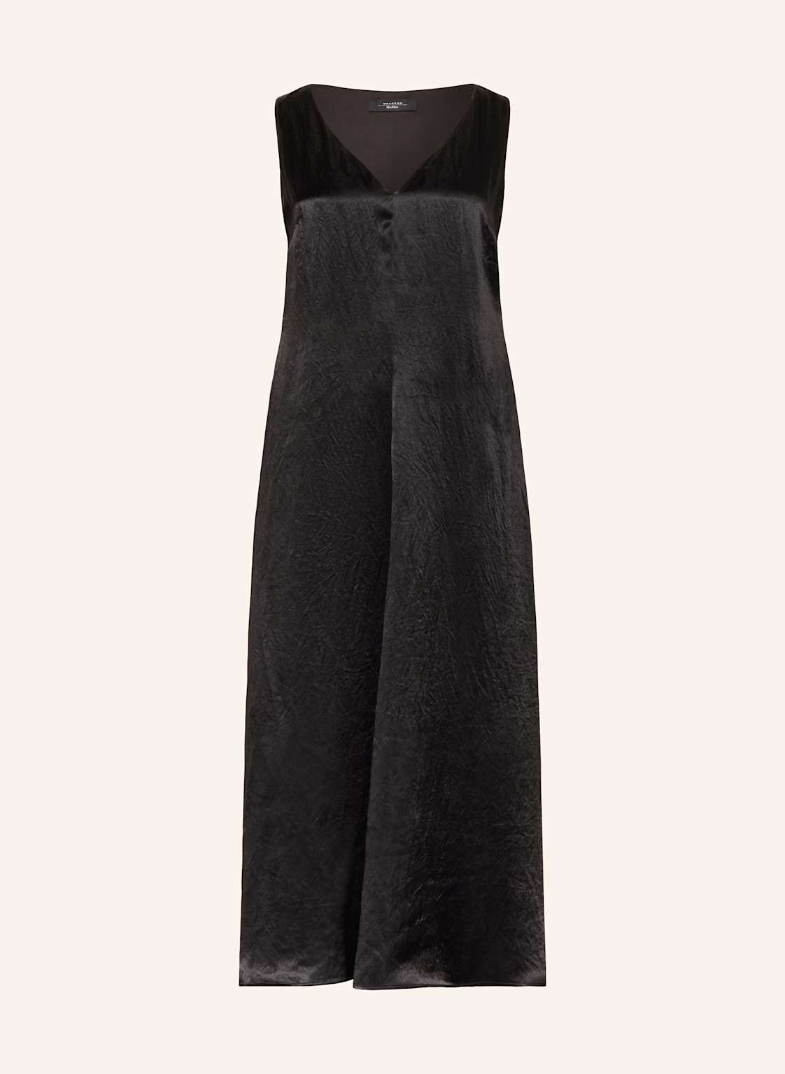 Weekend Max Mara Satinkleid Cima schwarz von WEEKEND Max Mara