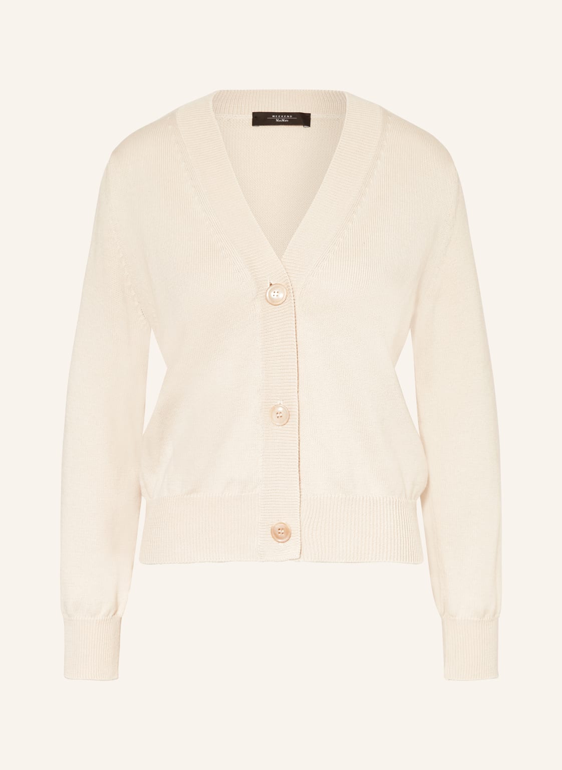 Weekend Max Mara Strickjacke Pecora weiss von WEEKEND Max Mara