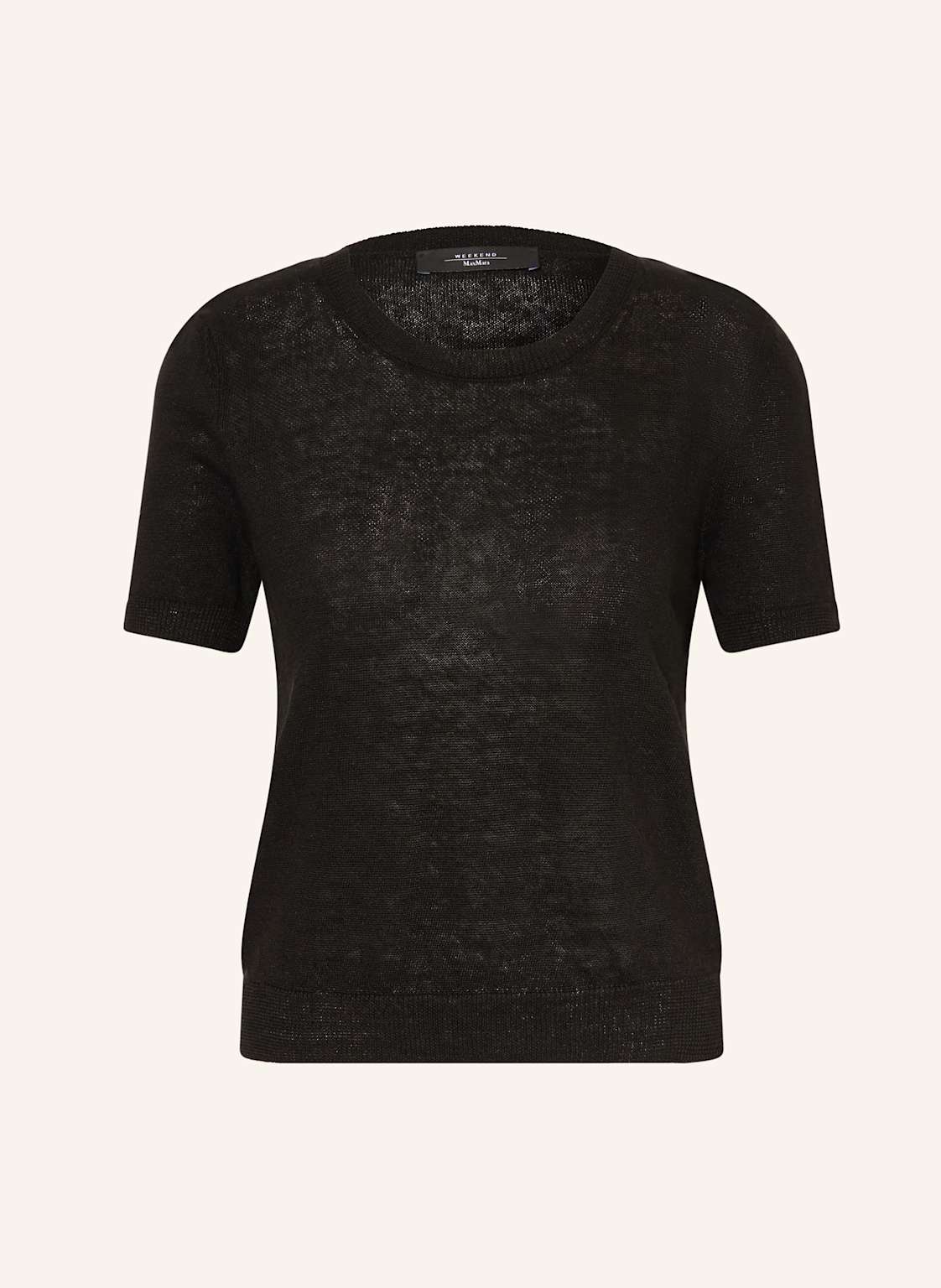 Weekend Max Mara Strickshirt Pancone Aus Leinen schwarz Weekend Max Mara Strickshirt Pancone Aus Leinen schwarz von WEEKEND Max Mara