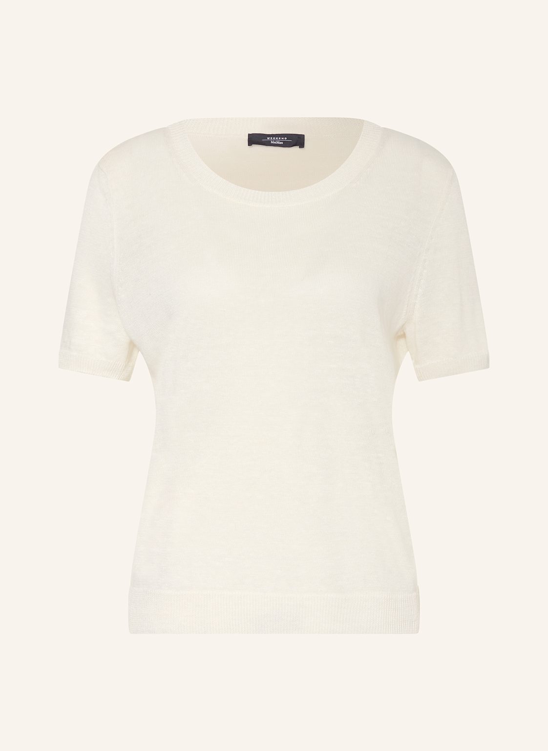 Weekend Max Mara Strickshirt Pancone Aus Leinen weiss von WEEKEND Max Mara