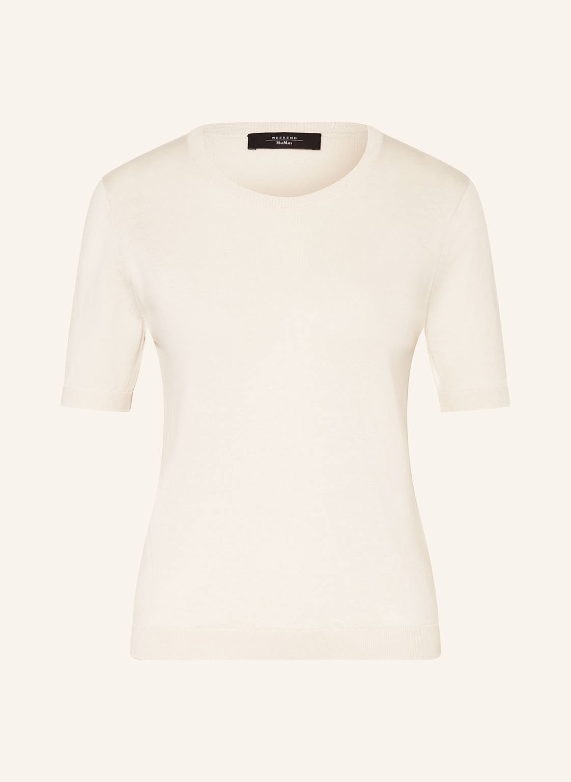 Weekend Max Mara Strickshirt Zibetto Mit Seide weiss von WEEKEND Max Mara