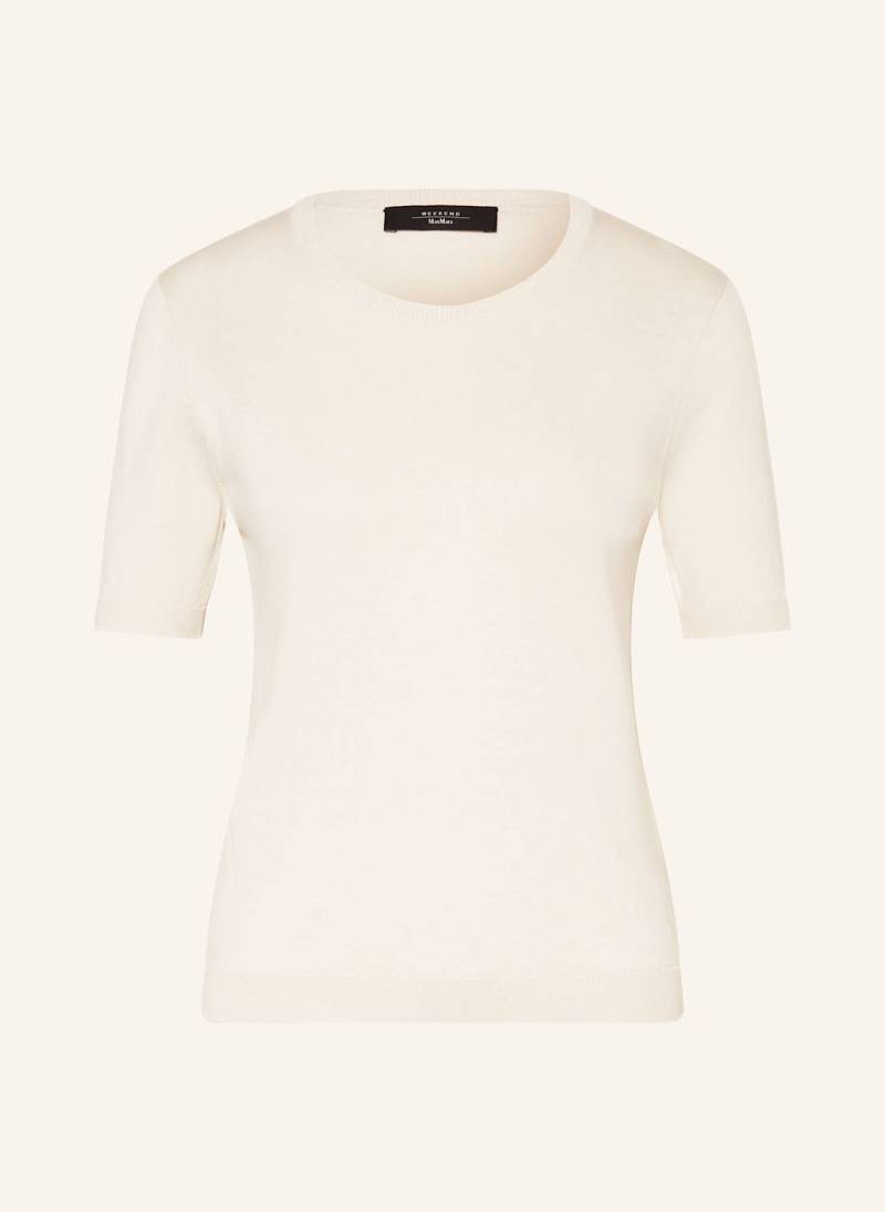 Weekend Max Mara Strickshirt Zibetto Mit Seide weiss von WEEKEND Max Mara