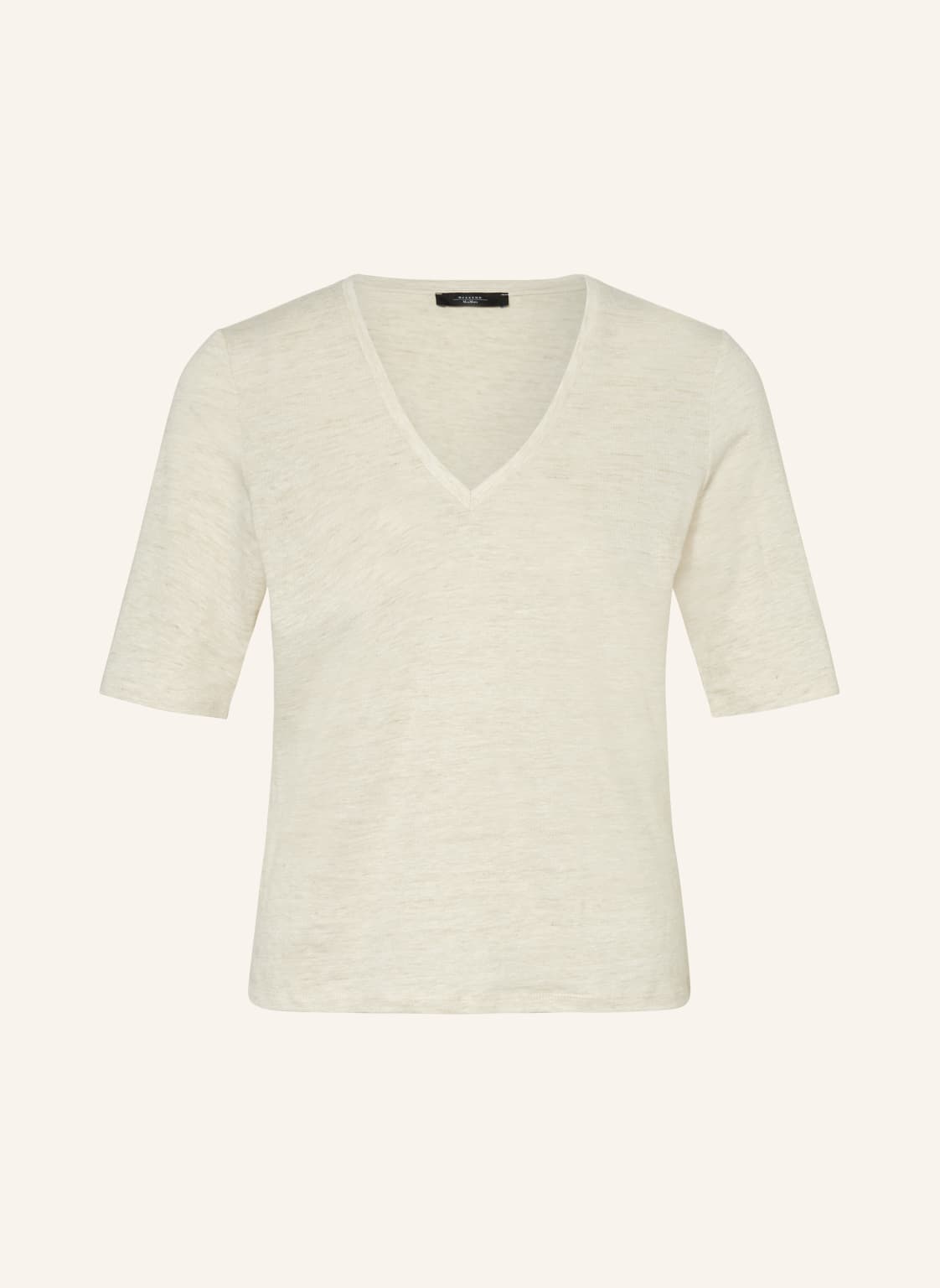 Weekend Max Mara T-Shirt Brunate Aus Leinen beige von WEEKEND Max Mara