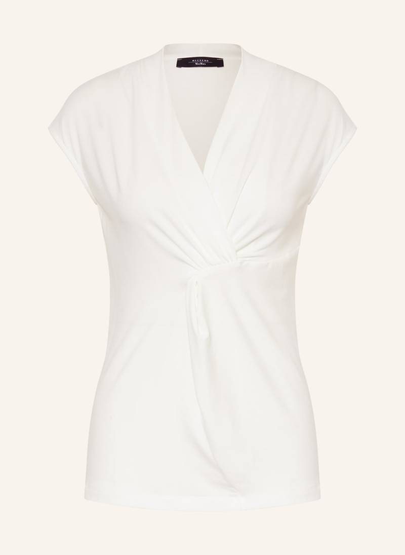 Weekend Max Mara Blusenshirt Negozi Aus Jersey weiss von WEEKEND Max Mara