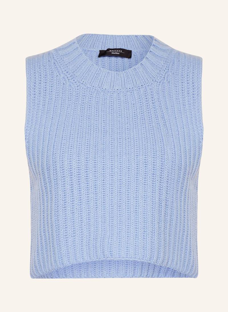 Weekend Max Mara Cropped-Pullunder Palchi blau von WEEKEND Max Mara