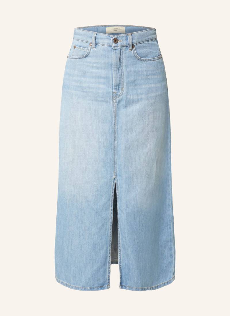 Weekend Max Mara Jeansrock Gelada Mit Leinen blau von WEEKEND Max Mara