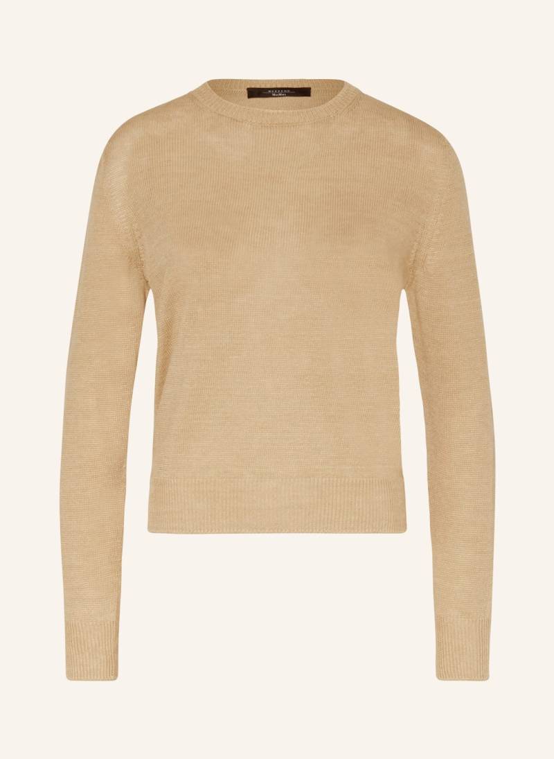 Weekend Max Mara Leinenpullover Atzeco beige von WEEKEND Max Mara