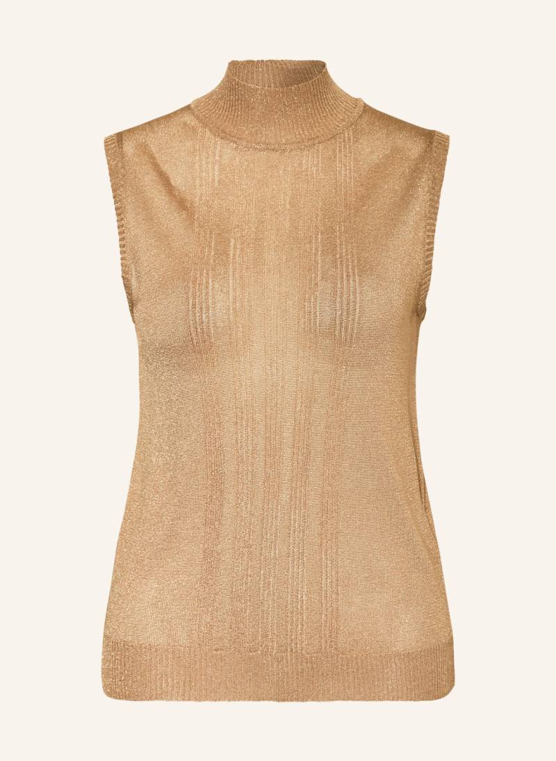 Weekend Max Mara Stricktop Rodesia Mit Glitzergarn gold von WEEKEND Max Mara