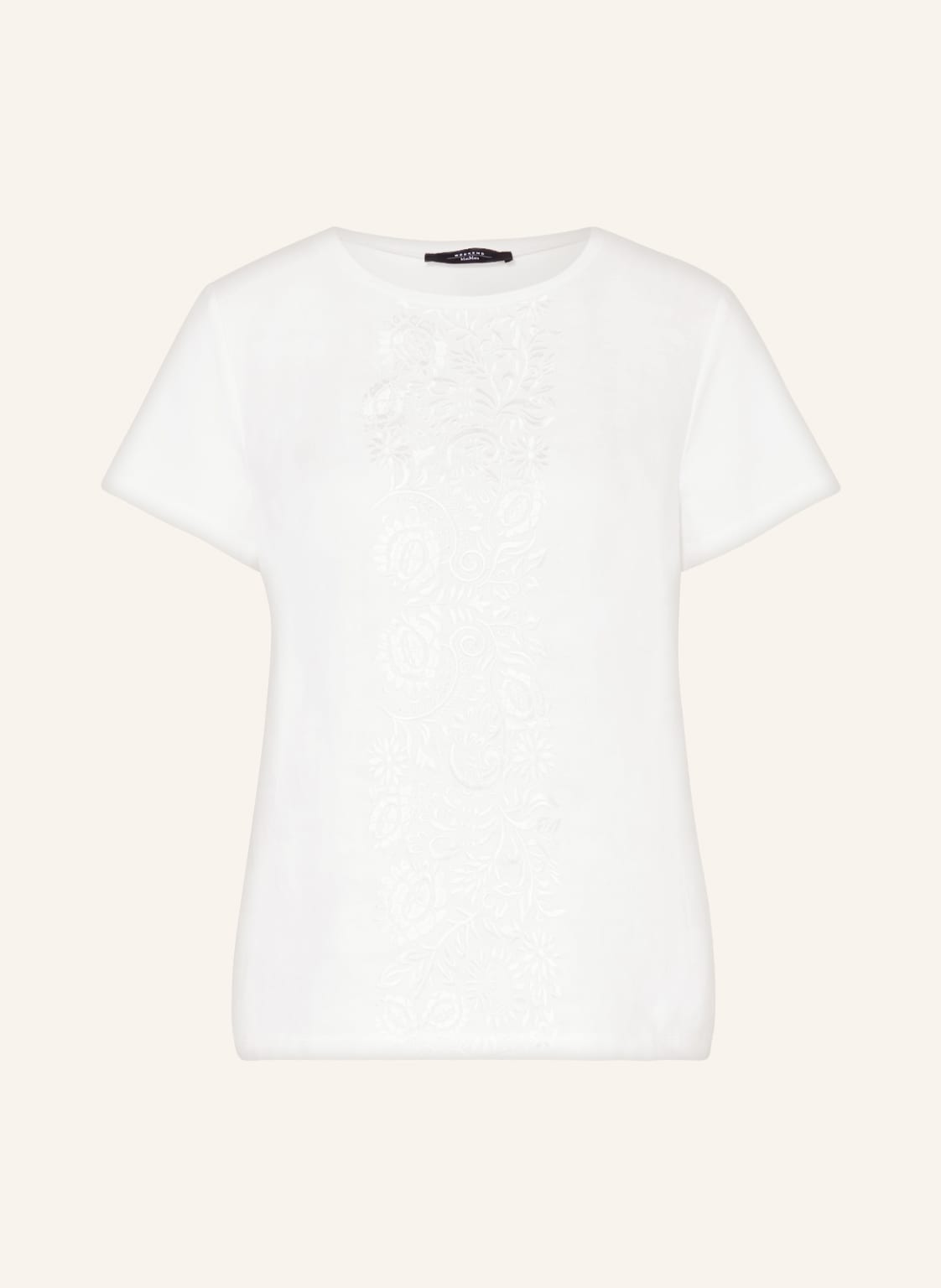 Weekend Max Mara T-Shirt Magno Im Materialmix weiss von WEEKEND Max Mara