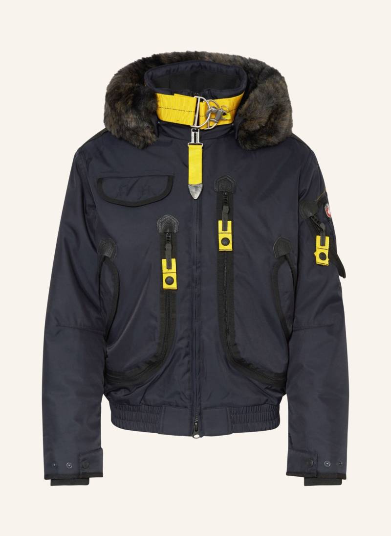 Wellensteyn Blouson Rescue Mit Abnehmbarem Kunstpelz blau von WELLENSTEYN