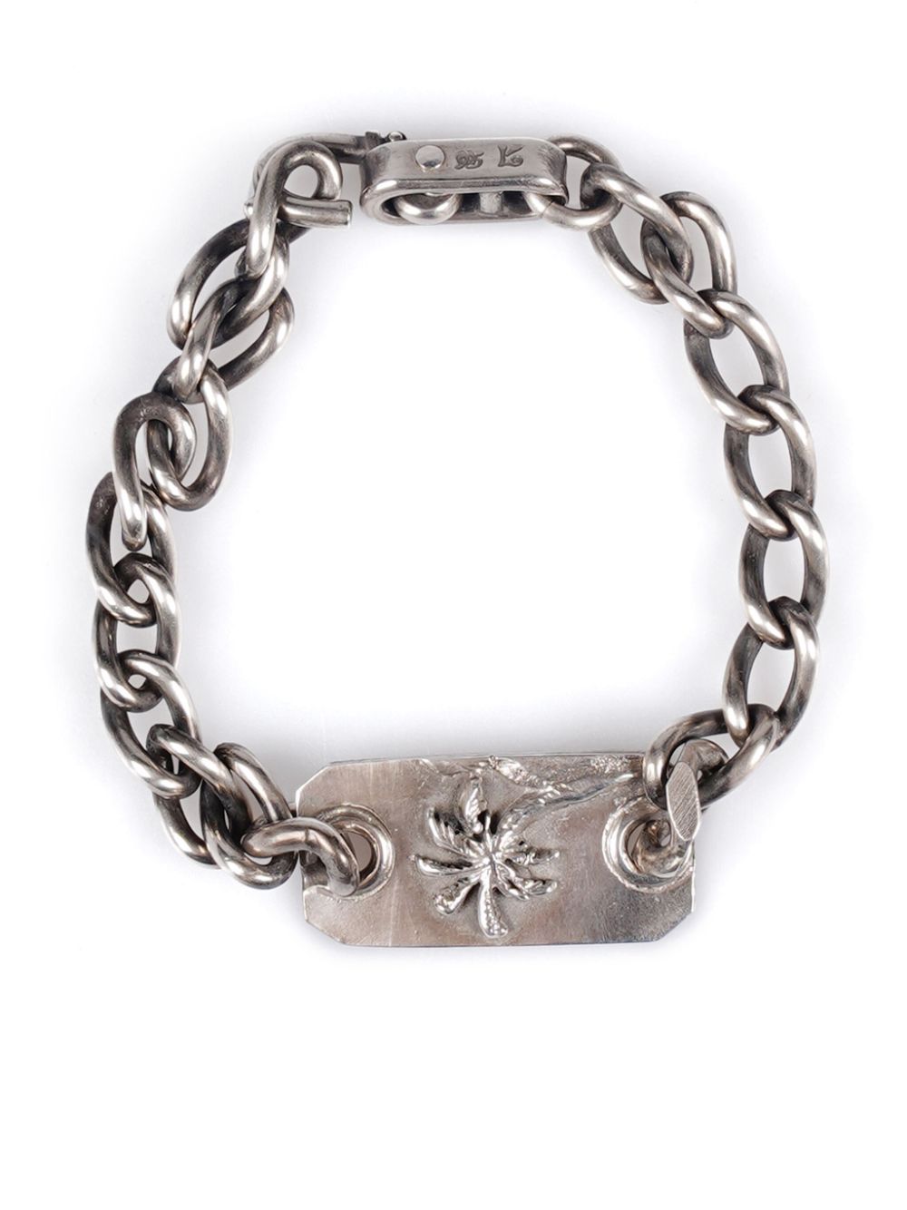 WERKSTATT:MÜNCHEN Palm cable-link chain detailing bracelet - Silver von WERKSTATT:MÜNCHEN