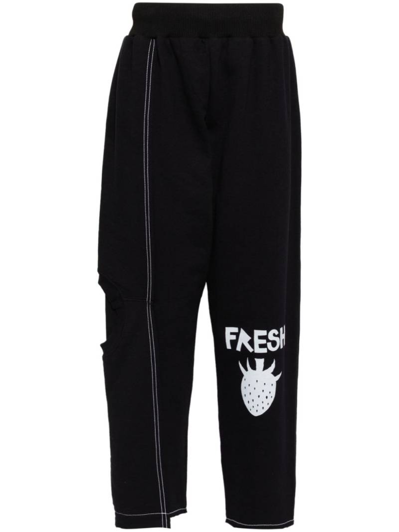 WESTFALL graphic-print pants - Black von WESTFALL