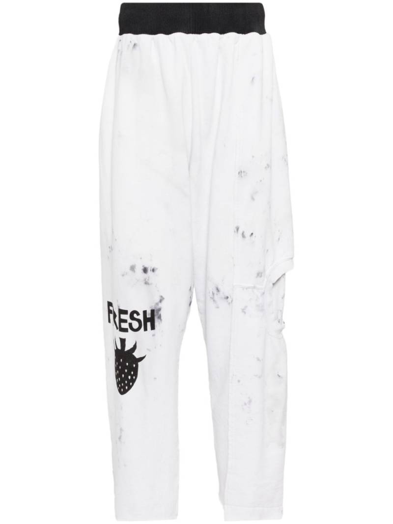 WESTFALL graphic-print pants - White von WESTFALL