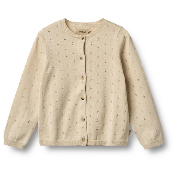 WHEAT - Kid's Knit Cardigan Maia - Cardigan Gr 122 beige von WHEAT