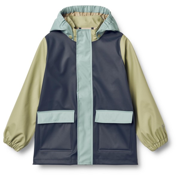 WHEAT - Kid's Rainwear Otu Jacket - Regenjacke Gr 104;110;116;122;128;140;152;92;98 blau von WHEAT