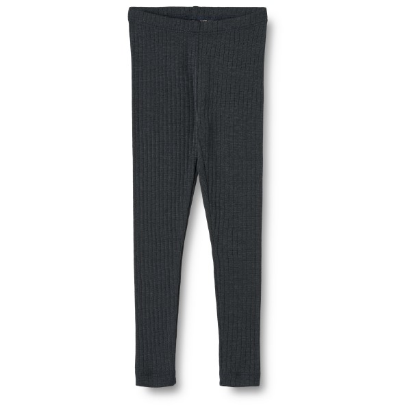 WHEAT - Kid's Woll-Leggings uni - Merinounterwäsche Gr 104 - 4 Years schwarz von WHEAT