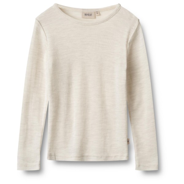 WHEAT - Kid's Wool T-Shirt L/S Alfie - Merinounterwäsche Gr 104 - 4 Years beige von WHEAT