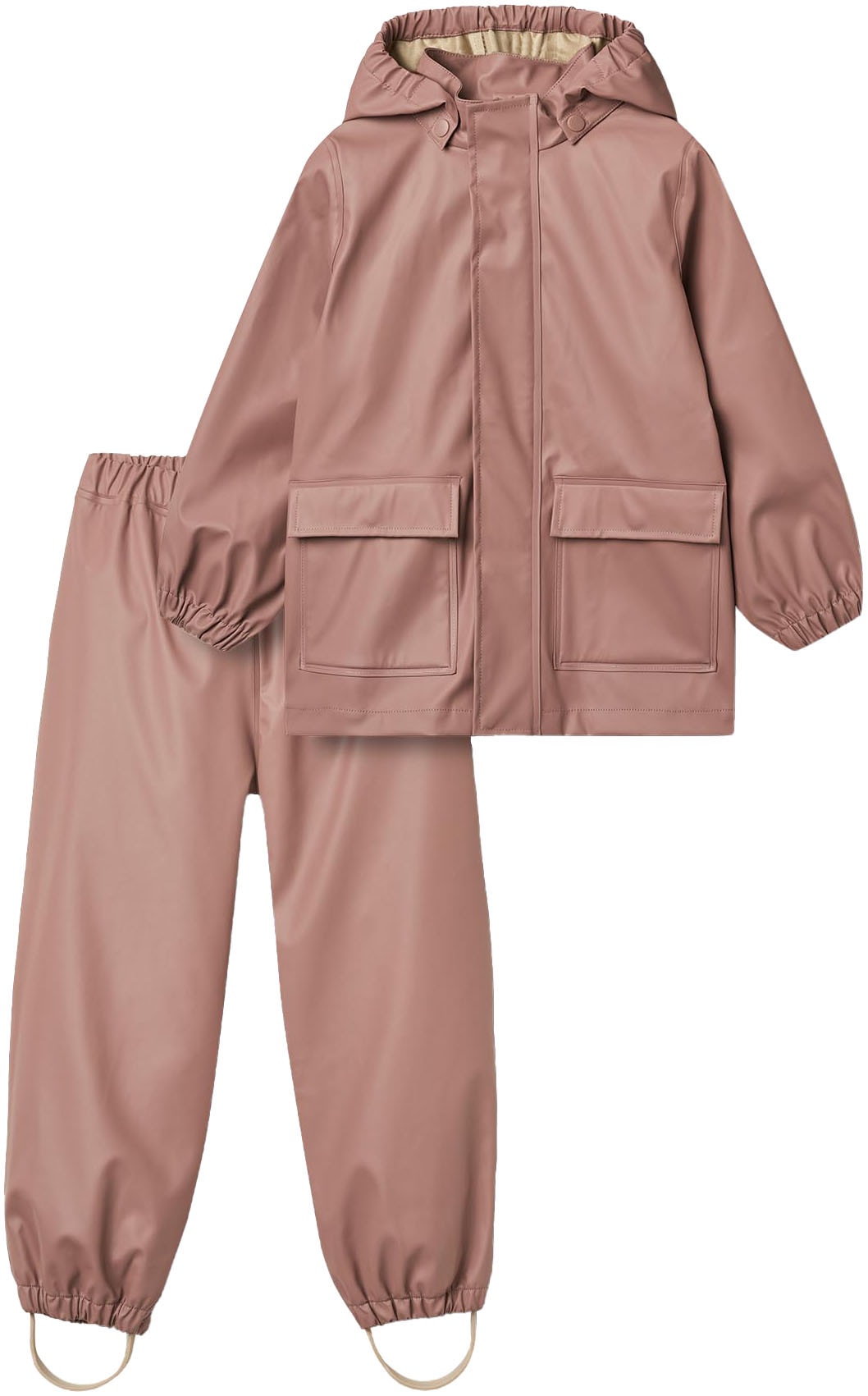 WHEAT Regenjacke »Rainwear Ola Set«, (Set, 2 St.), mit Kapuze, wasserdicht, passende Latzhose von WHEAT