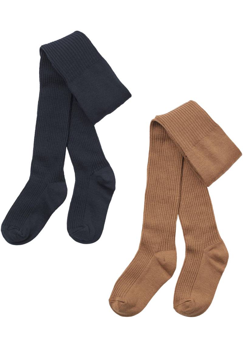 WHEAT Strickstrumpfhose »2 pk Wool Rib Tights Robin«, (Packung, 2 St.) von WHEAT