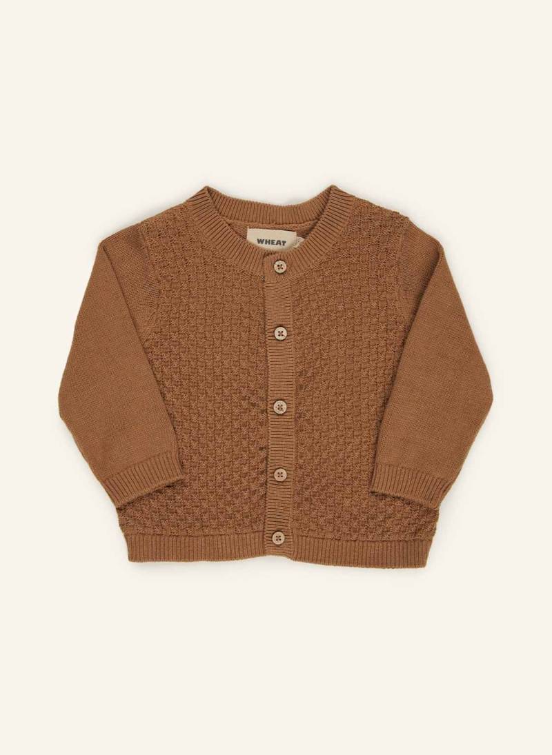 Wheat Strickjacke Siggi braun von WHEAT