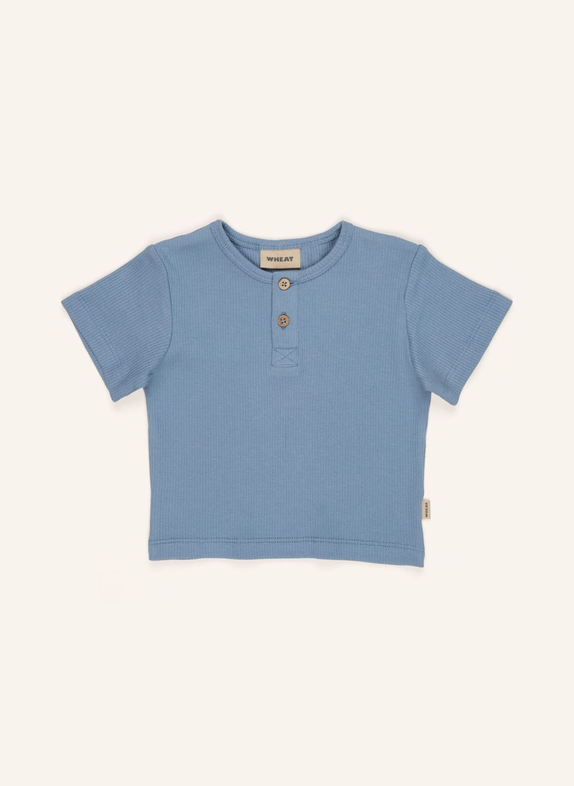 Wheat T-Shirt blau von WHEAT