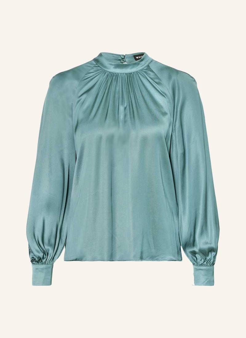 Whistles Blusenshirt Lea Aus Satin blau von WHISTLES