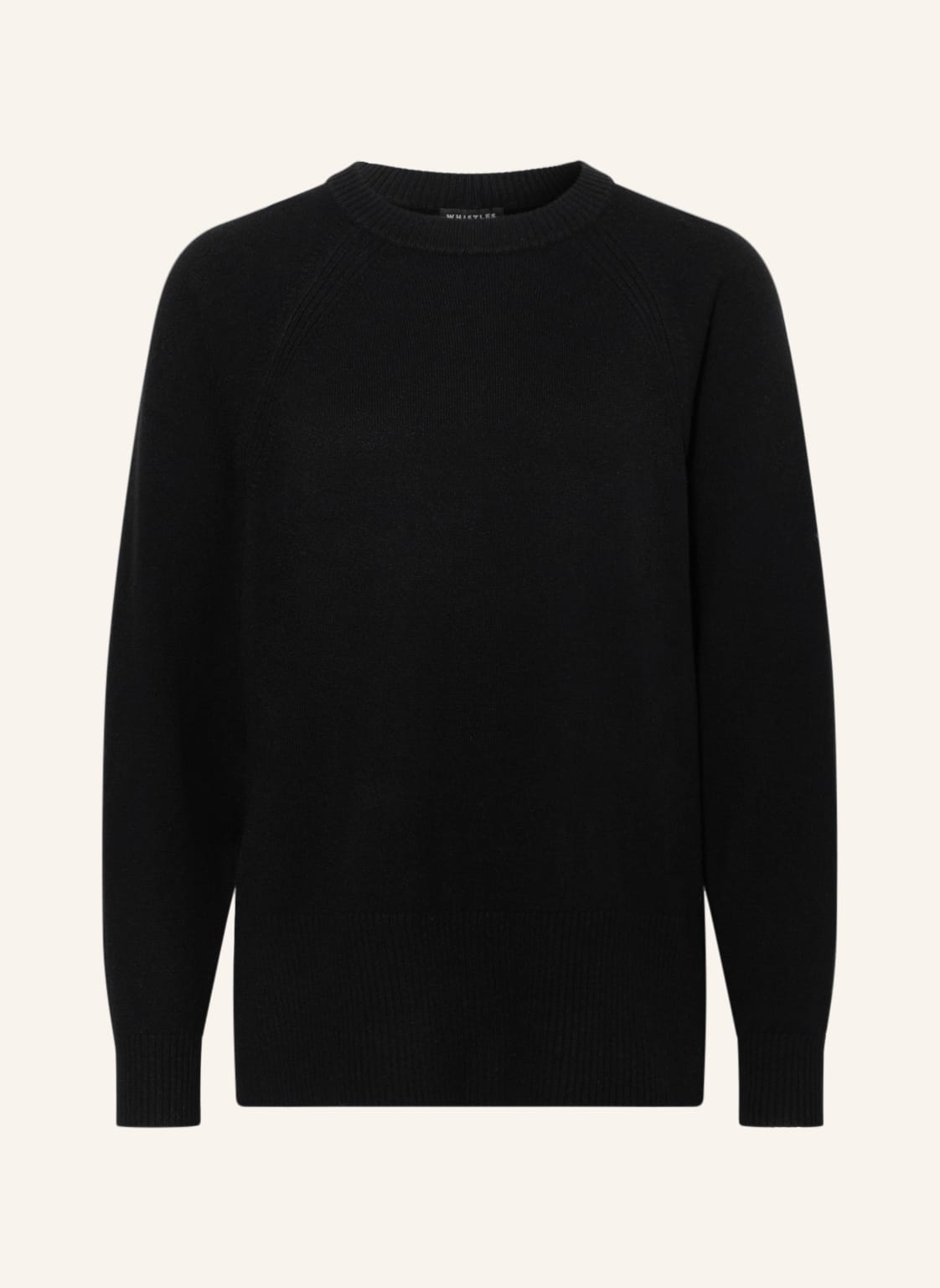 Whistles Cashmere-Pullover schwarz von WHISTLES