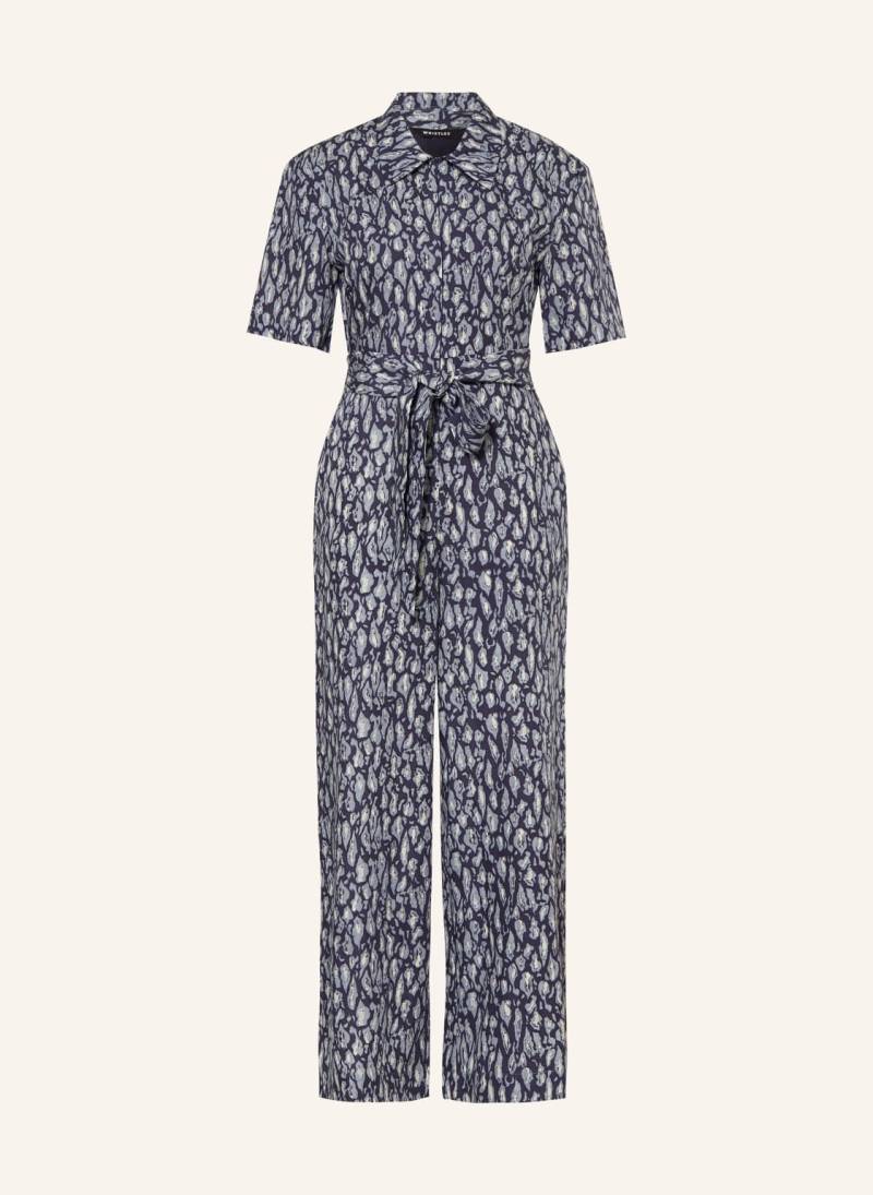 Whistles Leinen-Jumpsuit blau von WHISTLES