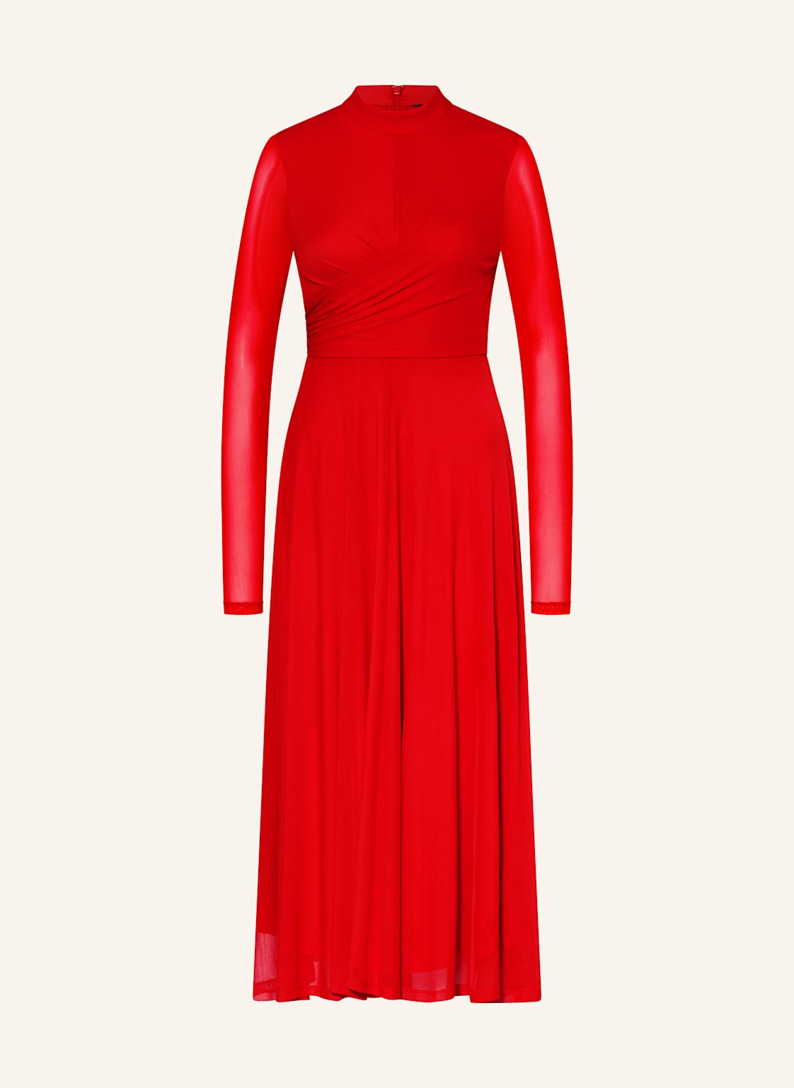 Whistles Mesh-Kleid Arabella rot von WHISTLES