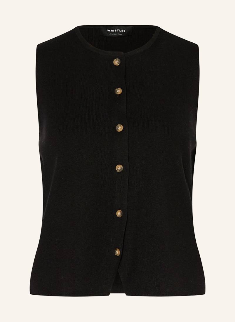 Whistles Strickjacke Lucy schwarz von WHISTLES