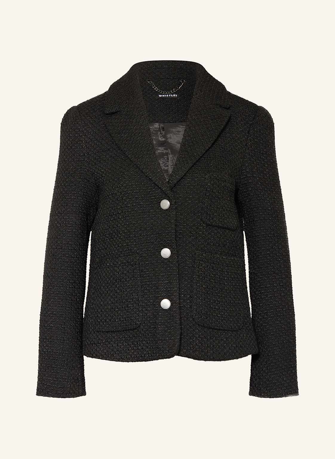 Whistles Tweed-Blazer schwarz Whistles Tweed-Blazer schwarz von WHISTLES
