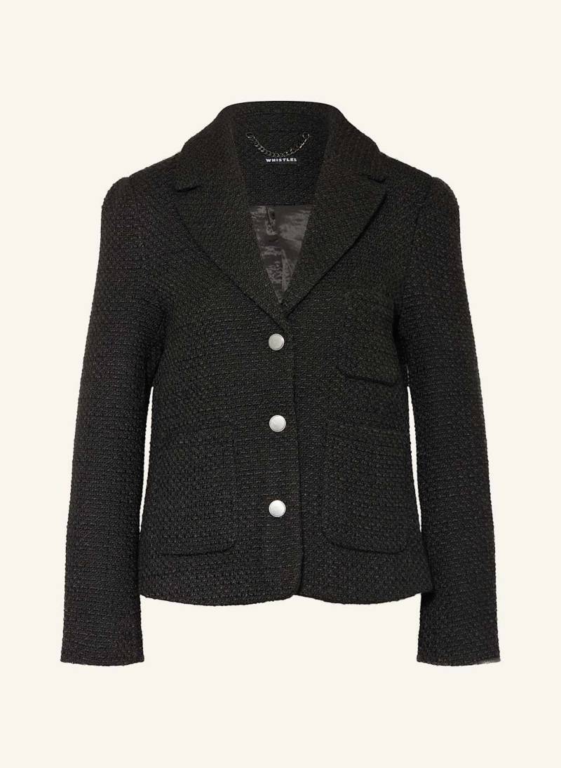 Whistles Tweed-Blazer schwarz von WHISTLES