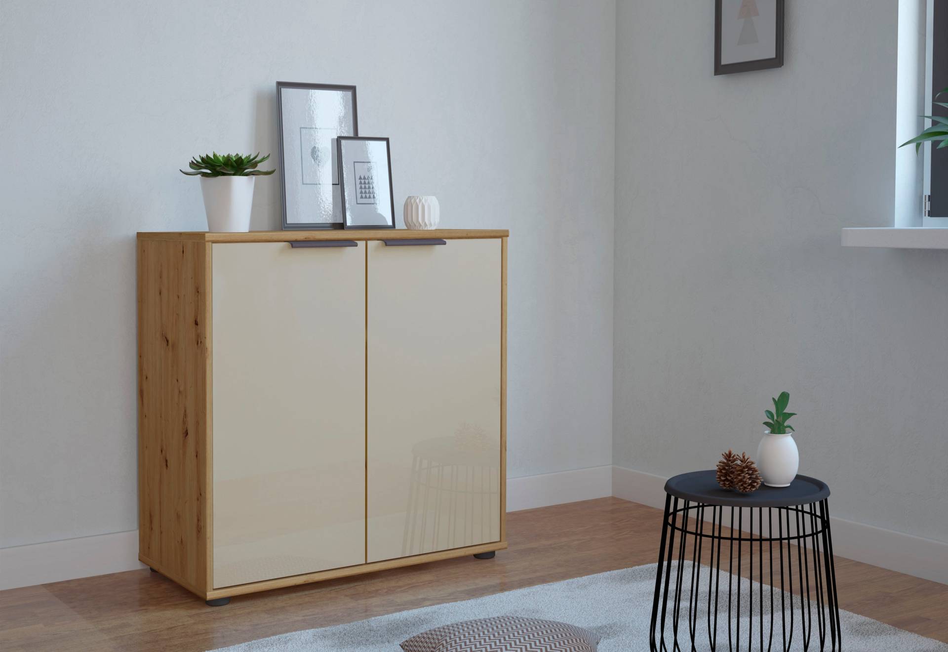 WIEMANN Hochkommode »Monaco«, mit Glasfront, vormontiert WIEMANN Hochkommode »Monaco«, mit Glasfront, vormontiert von WIEMANN