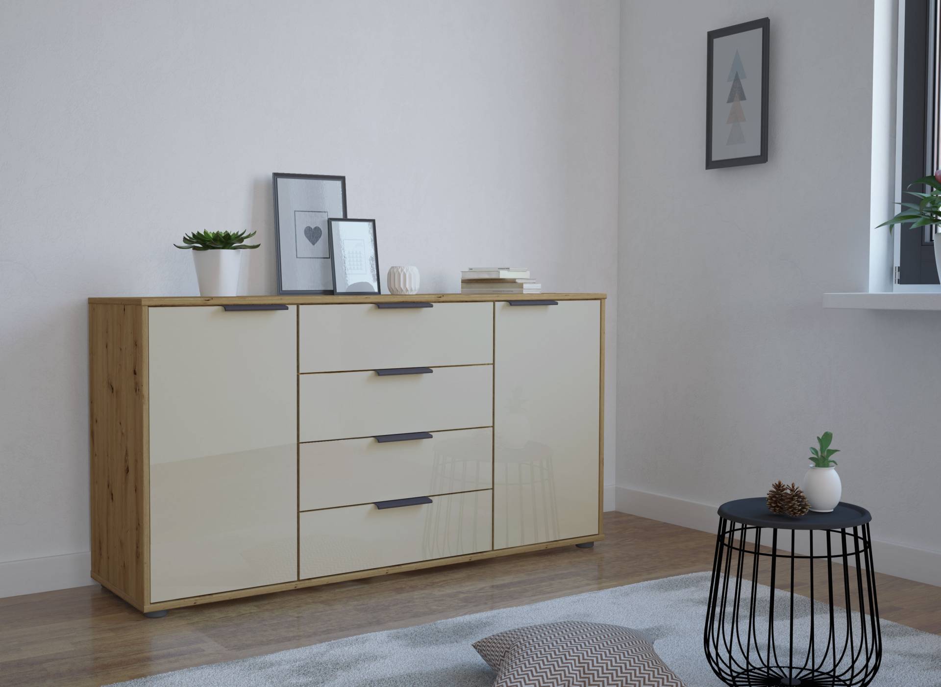 WIEMANN Kombikommode »Monaco«, mit Glasfront, vormontiert WIEMANN Kombikommode »Monaco«, mit Glasfront, vormontiert von WIEMANN